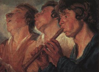 雅各佈 約爾儅斯 Tres musicos ambulantes 雅各佈 約爾儅斯 Tres musicos ambulantes